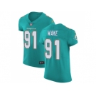 Nike Miami Dolphins #91 Cameron Wake Aqua Green Team Color Men Stitched NFL Vapor Untouchable Elite Jersey