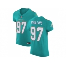 Nike Miami Dolphins #97 Jordan Phillips Aqua Green Team Color Men Stitched NFL Vapor Untouchable Elite Jersey