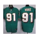 nike nfl jerseys Miami Dolphins #91 Cameron Wake Green [Elite]