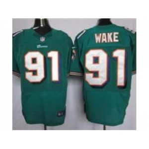 nike nfl jerseys Miami Dolphins #91 Cameron Wake Green [Elite]