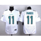 nike nfl jerseys miami dolphins #11 parker white[Elite]