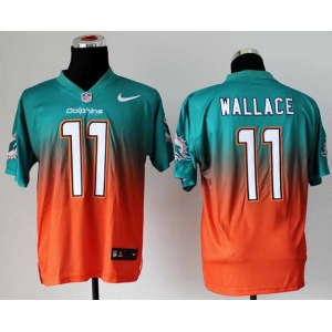 nike nfl jerseys miami dolphins #11 wallace green-orange[Elite drift fashion][second version]