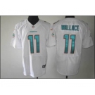 nike nfl jerseys miami dolphins #11 wallace white[Elite]