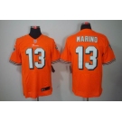 nike nfl jerseys miami dolphins #13 dan marino orange[Elite]