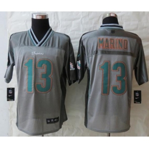 nike nfl jerseys miami dolphins #13 marino grey[Elite vapor]