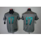 nike nfl jerseys miami dolphins #17 tannehill grey[Elite shadow]