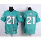 nike nfl jerseys miami dolphins #21 grimes green[Elite][grimes]