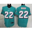 nike nfl jerseys miami dolphins #22 bush green[Elite]