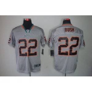 nike nfl jerseys miami dolphins #22 bush grey[Elite lights out]