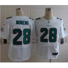 nike nfl jerseys miami dolphins #28 moreno white[Elite]