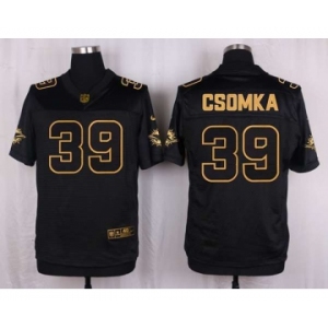 nike nfl jerseys miami dolphins #39 csonka black gold collection[Elite]