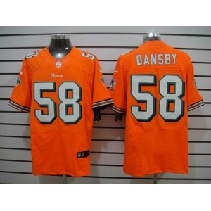 nike nfl jerseys miami dolphins #58 dansby orange[Elite]