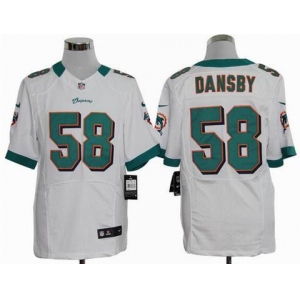 nike nfl jerseys miami dolphins #58 dansby white[elite]