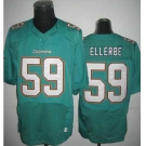 nike nfl jerseys miami dolphins #59 ellerbe green[Elite]