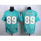 nike nfl jerseys miami dolphins #89 parker green[Elite]