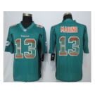 2015 new nike miami dolphins #13 marino green strobe jerseys[limited]