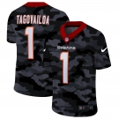 Men New Nike Miami Dolphins #1 Tagovailoa 2020 Nike Camo Salute to Service Limited Jersey