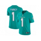 Men Nike Miami Dolphins #1 Cody Parkey Aqua Green Team Color Vapor Untouchable Limited Player NFL Jersey