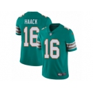 Men Nike Miami Dolphins #16 Matt Haack Aqua Green Alternate Vapor Untouchable Limited Player NFL Jersey