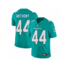 Men Nike Miami Dolphins #44 Stephone Anthony Aqua Green Team Color Vapor Untouchable Limited Player NFL Jersey