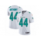 Men Nike Miami Dolphins #44 Stephone Anthony White Vapor Untouchable Limited Player NFL Jersey