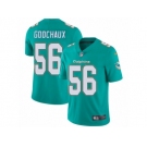 Men Nike Miami Dolphins #56 Davon Godchaux Aqua Green Team Color Vapor Untouchable Limited Player NFL Jersey