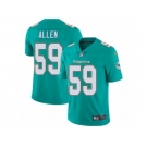 Men Nike Miami Dolphins #59 Chase Allen Aqua Green Team Color Vapor Untouchable Limited Player NFL Jersey