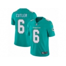 Men Nike Miami Dolphins #6 Jay Cutler Aqua Green Team Color Vapor Untouchable Limited Player NFL Jersey