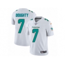 Men Nike Miami Dolphins #7 Brandon Doughty White Vapor Untouchable Limited Player NFL Jersey