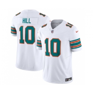 Men's Miami Dolphins #10 Tyreek Hill White 2023 F.U.S.E Alternate Vapor Limited Football Stitched Jersey