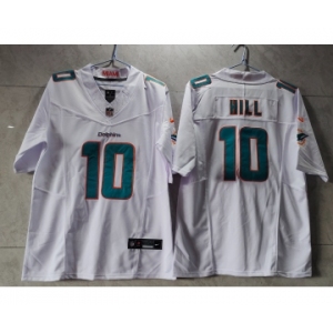 Men's Miami Dolphins #10 Tyreek Hill White 2023 FUSE Vapor Untouchable Stitched Jersey