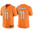 Men's Miami Dolphins #11 DeVante Parker Orange Color Rush Limited Jersey