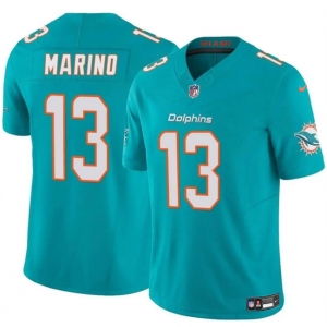 Men's Miami Dolphins #13 Dan Marino Aqua 2023 F.U.S.E Vapor Limited Football Stitched Jersey