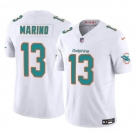 Men's Miami Dolphins #13 Dan Marino White 2023 F.U.S.E Vapor Limited Football Stitched Jersey