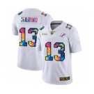 Men's Miami Dolphins #13 Dan Marino White Multi-Color 2020 Football Crucial Catch Limited Football Jersey