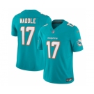 Men's Miami Dolphins #17 Jaylen Waddle Aqua 2023 F.U.S.E Vapor Limited Stitched Football Jersey