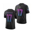 Men's Miami Dolphins #17 Jaylen Waddle Black 2021 Draft City Edition Jersey