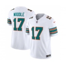 Men's Miami Dolphins #17 Jaylen Waddle White 2023 F.U.S.E Alternate Vapor Limited Football Stitched Jersey