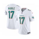 Men's Miami Dolphins #17 Jaylen Waddle White 2023 F.U.S.E Vapor Limited Football Stitched Jersey