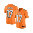 Men's Miami Dolphins #17 Ryan Tannehill Nike Orange Color Rush Limited Jersey