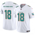 Men's Miami Dolphins #18 Nick Westbrook-Ikhine White 2025 Draft F.U.S.E. Vapor Limited Football Stitched Jersey