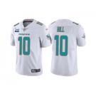 Men's Miami Dolphins 2022 #10 Tyreek Hill White With 2-star C Patch Vapor Untouchable Limited Stitched Football Jersey