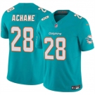 Men's Miami Dolphins #28 De'Von Achane Aqua 2024 F.U.S.E. Vapor Limited Football Stitched Jersey
