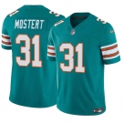 Men's Miami Dolphins #31 Raheem Mostert Aqua 2023 F.U.S.E Alternate Vapor Limited Football Stitched Jersey