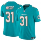 Men's Miami Dolphins #31 Raheem Mostert Aqua 2023 F.U.S.E Vapor Limited Football Stitched Jersey