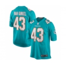 Men's Miami Dolphins #43 Andrew Van Ginkel White Stitched Football Jersey