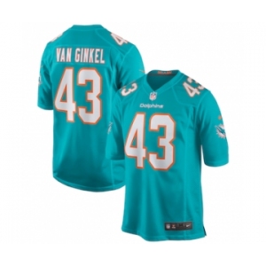 Men's Miami Dolphins #43 Andrew Van Ginkel White Stitched Football Jersey