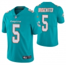 Men's Miami Dolphins #5 Teddy Bridgewater Aqua Vapor Untouchable Limited Stitched Football Jersey