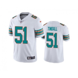 Men's Miami Dolphins #51 Channing Tindall White Color Rush Limited Stitched Football Jersey