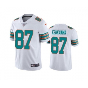 Men's Miami Dolphins #87 Erik Ezukanma White Color Rush Limited Stitched Football Jersey